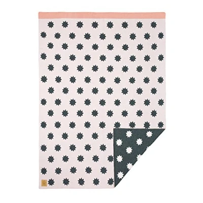 Abbildung von LÄSSIG Baby Kinderdecke Strickdecke weich Bio Baumwolle GOTS zertifiziert/Baby Blanket Little Chums Stars pink