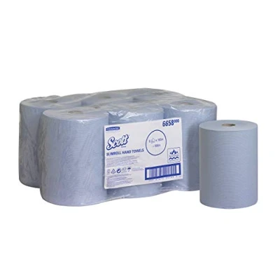 Abbildung von Scott 6658, Slimroll Handtücher, 1 lagig, Blau, 6 Rollen x 165 m, Groß
