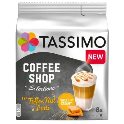 Abbildung von Jacobs Tassimo Kapseln Coffee Shop Selections Toffee Nut Latte, 8 Kaffeekapseln, 268 g