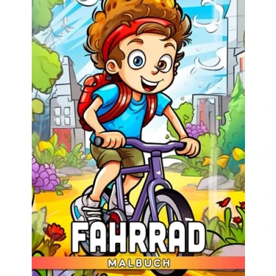 Abbildung von Fahrrad Malbuch: Einzigartige Ausmalbilder vom Fahrradfahren für alle Altersgruppen zum Spaß haben Ideales Geschenk besondere Anlässe