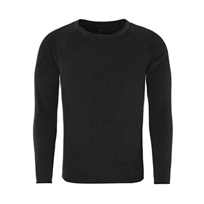 Abbildung von Key Largo MST Thomas Round NECK Strickpullover, Herren, Größe: Small, Anthracite
