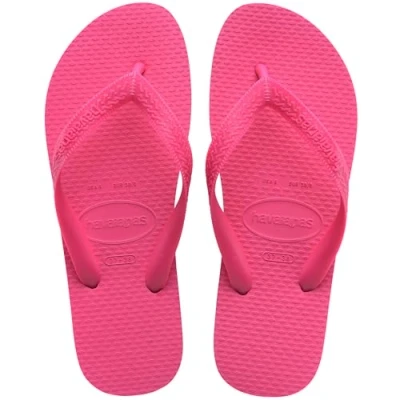 Abbildung von Havaianas Top Color, Bequeme, Robuste und Leichte Badelatschen, Rutschfeste Sohlen, Unisex Erwachsene, Pink Flux Flux, 39/40 EU