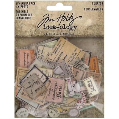 Abbildung von Idea ology Tim Holtz Curator Snippets Ephemera Pack (TH94152)