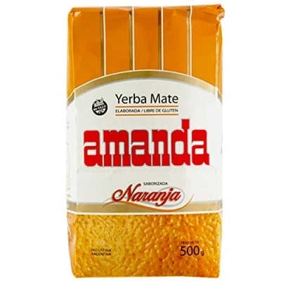 Abbildung von Amanda Yerba Mate Tee Naranja 0.5kg aus Argentinien Detox und Energie Getränk