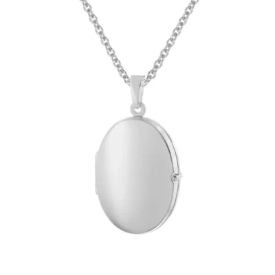 Abbildung von trendor 28382 Damen Kette mit Medaillon 925 Silber Rhodiniert