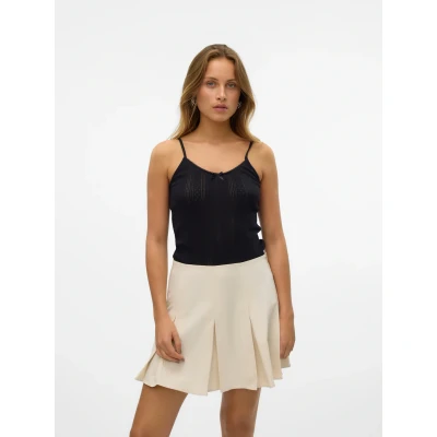 Abbildung von Vero Moda Damen Vmlisa Pointelle Singlet Top JRS Noos, Black, Large