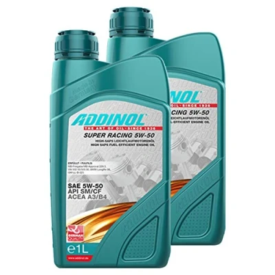 Abbildung von Addinol 2X Motoröl Motorenöl Motor Motoren Oil Engine Benzin Diesel Super Racing 5W 50 1L 72313607