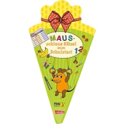 Abbildung von Frag doch mal ... die Maus: Maus schlaue Rätsel zum Schulstart: als Schultüte &amp; Mitmachbuch für Kinder ab 5 Jahren