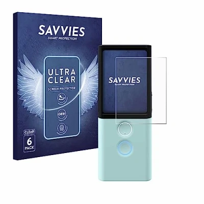 Abbildung von Savvies 6 Stück Schutzfolie für Vasco Translator M3 Displayschutz Folie Ultra Transparent
