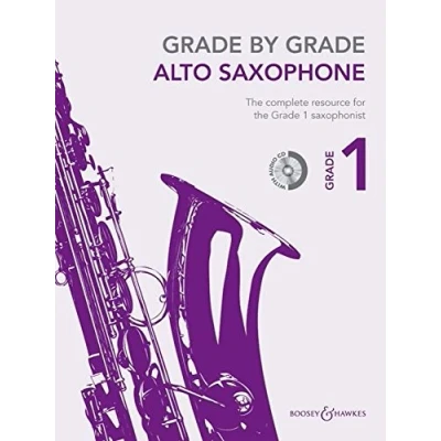 Abbildung von Grade by Alto Saxophone: 1. Alt Saxophon und Klavier.