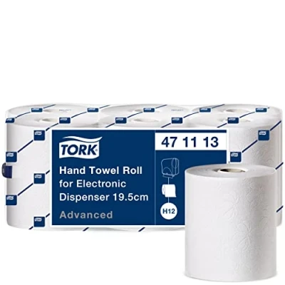 Abbildung von Rouleau d&#039;essuie mains Tork 19,5 cm 2 couches blanc Advanced H12 471113