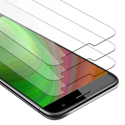 Abbildung von Cadorabo 3X Panzer Schutz Glas für Huawei NOVA Plus 3 Stück Schutzfolie in Ultra Klar Hüllen freundlich Gehärtetes (Tempered) Dipslayschutz Folie 9H Härte Anti Kratzer
