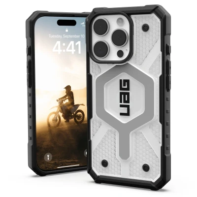 Abbildung von Apple iPhone 16 Pro Hülle MagSafe Kunststoff UAG Hard Case/Backcover Handyhülle Transparent Shockproof/Stoßfest