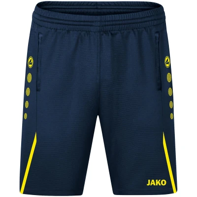 Abbildung von JAKO Herren Trainingsshorts Challenge, Marine/Neongelb, S