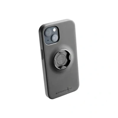 Abbildung von INTERPHONE Spezielle iPhone 14 Hülle für QUIKLOX Lenker Modular System Motorrad Handyhalter oder Spiegelbefestigungen Schnellverschlusshaken