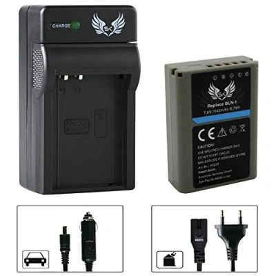 Abbildung von SK Akku Olympus BLN 1 1140mAh + Ladegerät Charger für OM D E M1 M5 Mark II/Pen P5 Pen F PS