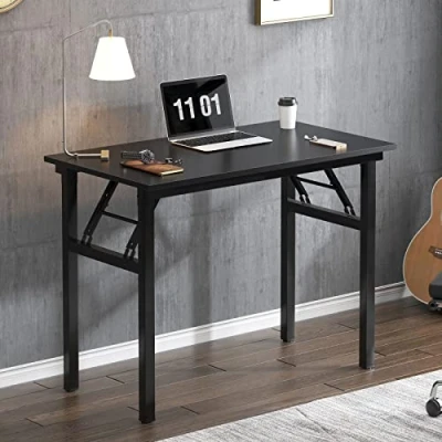 Abbildung von SogesHome Klapptisch Computertisch 80 x 40 75 cm PC Schreibtisch Büroarbeitsplatz für Home Office Verwendung Schreibtisch, Esstisch Konferenztisch, Schwarz, AC5CB 8040 SH