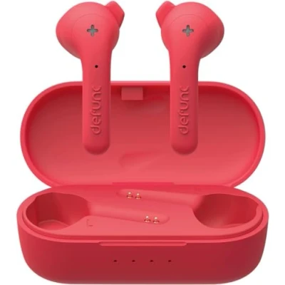 Abbildung von Defunc True Basic In Ear Kopfhörer Bluetooth Rot Kunststoff