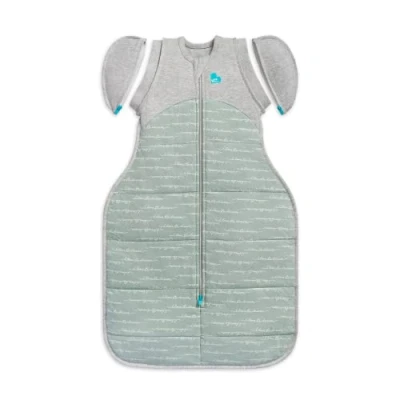 Abbildung von Love To Dream Übergang Pucksack, Baby Schlafsack, XL (11 14kg), integrierte Steppdecke für kühle Temperaturen (16 20C), patentiertes abnehmbares Flügel Design, Oliv