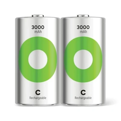 Abbildung von GP RECYKO C Baby Akku NiMH 3000 mAh, 1,2V, 2 Stück