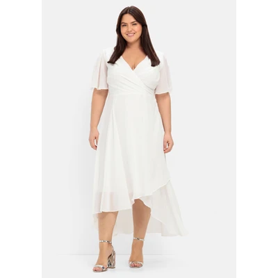 Abbildung von Sheego Ballkleid, Damen, Größe: 40, Offwhite