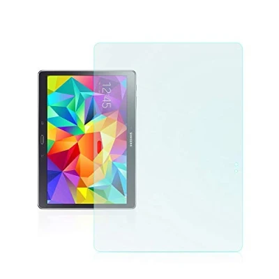 Abbildung von Kristallklare Folie zum Displayschutz für Samsung Galaxy Tab S 10.5 [passend Modell SM T800, T805]