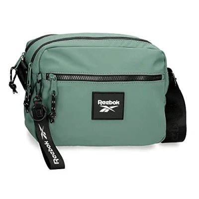 Abbildung von Reebok Elsie Umhängetasche Zwei Fächer Grün 25x16x6,5 cm Polyester