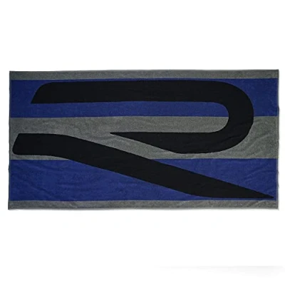 Abbildung von Volkswagen 5H6084500 Badelaken R Design Strandtuch Handtuch Badetuch 180x80cm, Schwarz