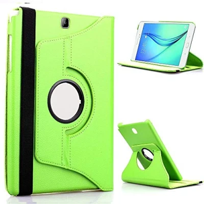 Abbildung von QiuKui Tab Hülle für Samsung Galaxy S2 8,0 Zoll, Tablet Gehäuse 360 ​​rotierende Halterung Faltständer Flip Lederabdeckung Zoll T710 T713 T715 T719 SM