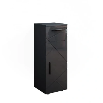 Abbildung von Vicco Midischrank Irma, Anthrazit Hochglanz, 30 x 81 cm