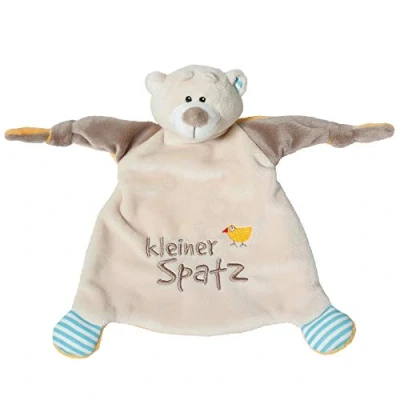 Abbildung von Nici Plüschfigur 40041 Schmusetuch Bär kleiner Spatz 25x25cm