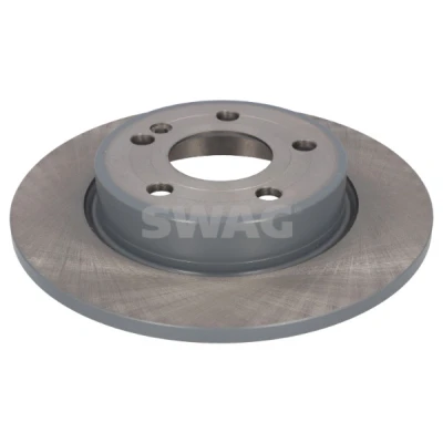Abbildung von SWAG Bremsscheibe MERCEDES BENZ: A Klasse, CLA Coupe, Klasse Limousine Hinterachse 11mm 5 loch 112mm voll beschichtet 33 10 6603 2474230112