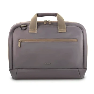 Abbildung von Hama Laptoptasche für Laptops 13,3“ 14,1“ (leichte Businesstasche als Umhängetasche oder Tragetasche, Notebooktasche mit Organizer Vorderfach und Innenfach, wasserabweisend, gepolstert) anthrazit