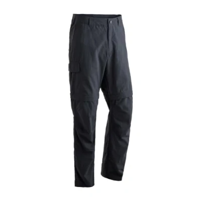 Abbildung von Maier Sports Trave, Herren Wanderhose, Wasserabweisende Outdoorhose für Trekking und Hiking, Praktische Zipp Off Funktion, Dryprotec Technologie, PFC frei, Schwarz, 35 (W58/L32)
