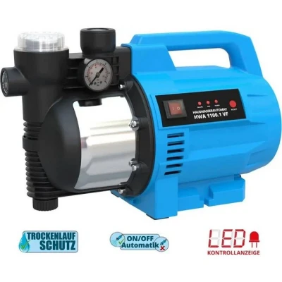 Abbildung von Güde Hauswasserwerk Hauswasserautomat HWA 1100.1 VF Gartenpumpe Wasserpumpe 4600 l/h (k.A)