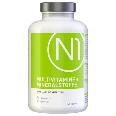 Abbildung von N1 Healthcare Multivitamin, 365 Tabletten hochdosiert Tabletten, 1051.2 g