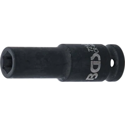 Abbildung von BGS 7212 Kraft Steckschlüssel Einsatz Sechskant, tief 12,5 mm (1/2&quot;) SW 12