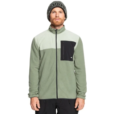 Abbildung von Quiksilver AKER FZ Fleecejacke, Herren, Größe: Small, Sea spray