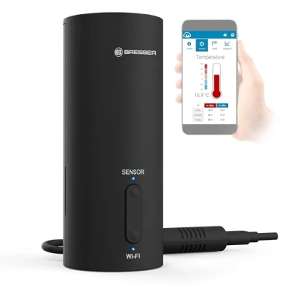 Abbildung von Bresser WLAN Gateway El Niño für kompatible 5 in 1 und 7 Sensoren, Wetterdaten Upload