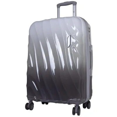 Abbildung von Trendyshop365 Trolley Koffer Marbella, bunt, 4 Farben, 3 Größen, Rollen, Polycarbonat, Zahlenschloss, Doppelrollen, Farbverlauf