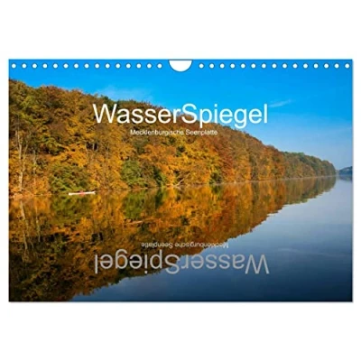 Abbildung von WasserSpiegel Mecklenburgische Seenplatte (Wandkalender 2025 DIN A4 quer), CALVENDO Monatskalender