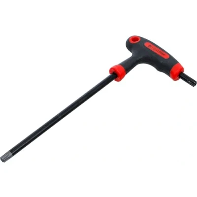 Abbildung von BGS Diy 7880 T50 Schraubendreher mit T Griff und seitlicher Klinge Profil (für Torx) mit/ohne Bohrung