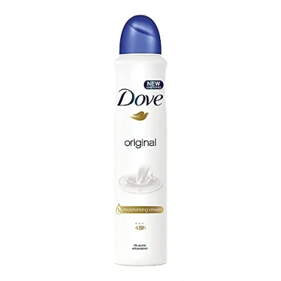 Abbildung von Dove Deodorant Anti Transpirant Damen Spray Original Schutz 48h Feuchtigkeitsformel, 0% Alkohol, 200 ml