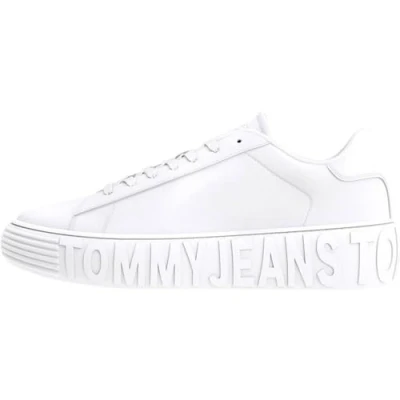 Abbildung von Tommy Jeans Cupsole Sneaker low, Damen, Größe: 39, White Schuhe