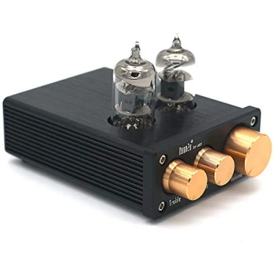 Abbildung von DollaTek 6J1 Mini Röhrenvorverstärker Audio Hi Fi Stereo Vorverstärker Höhen Basssteuerung