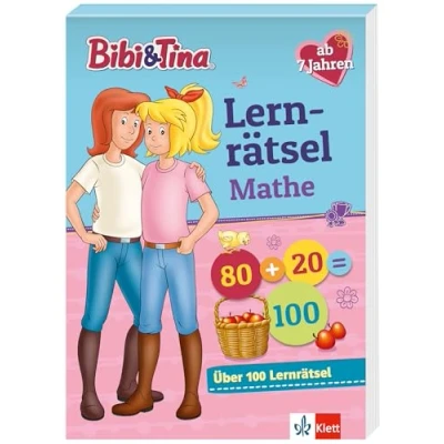 Abbildung von Bibi &amp; Tina Mein Lernrätsel Block Mathematik für die 2. Klasse: Grundschule, ab 7 Jahren (Bibi und Tina)