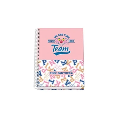 Abbildung von Dohe A5 Notizbuch (kaschierter Einband innen kariert 5 mm) Pink Panther Modell Team