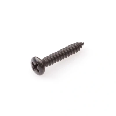 Abbildung von Bohrschrauben schwarz 5,5 x 25 mm mit Linsenkopf 50 Stück