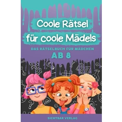Abbildung von coole Rätsel für Mädels: Das Rätselbuch Kinder ab 8 (Konzentration fördern durch Labyrinthe, Buchstabengitter, Sudoku und Fehlersuche)
