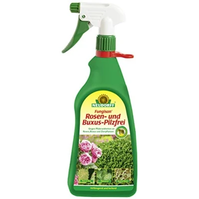 Abbildung von Neudorff Pflanzen Pilzfrei Fungisan Rosen und Buxus 1 Liter, l, Anwendungsfertiges Spray zur Bekämpfung von Pilzkrankheiten an Rosen, Zierpflanzen